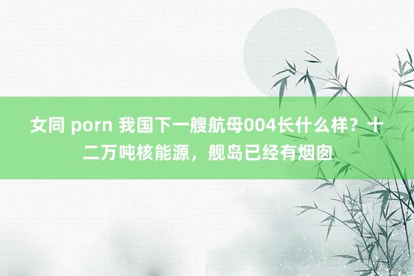 女同 porn 我国下一艘航母004长什么样？十二万吨核能源，舰岛已经有烟囱